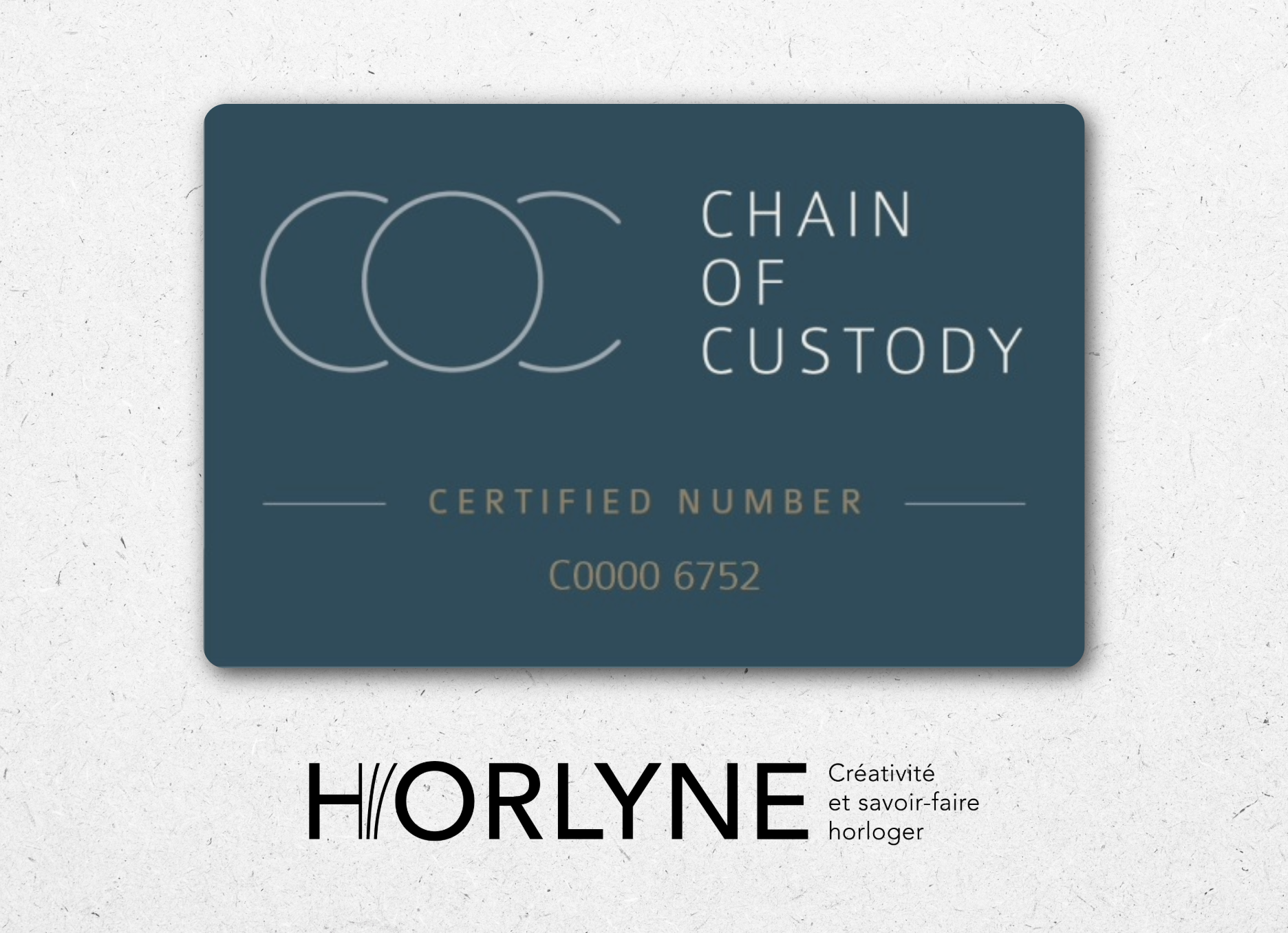 Horlyne obtains RJC CoC certification